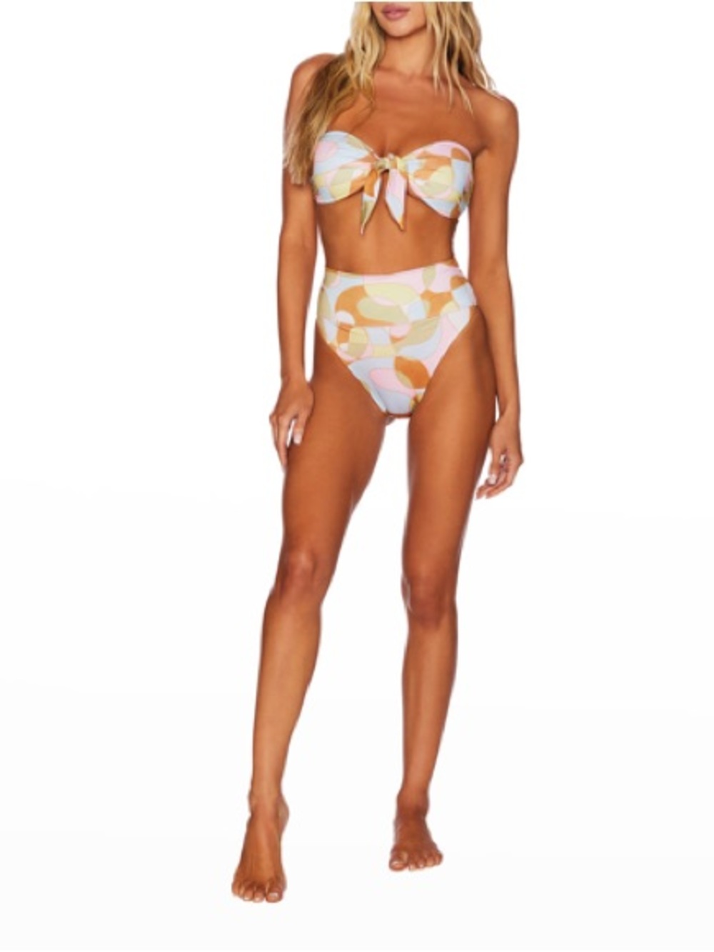 BEACH RIOT
Waikiki Wave Highway High-waist Bikini Bottoms In Pink large